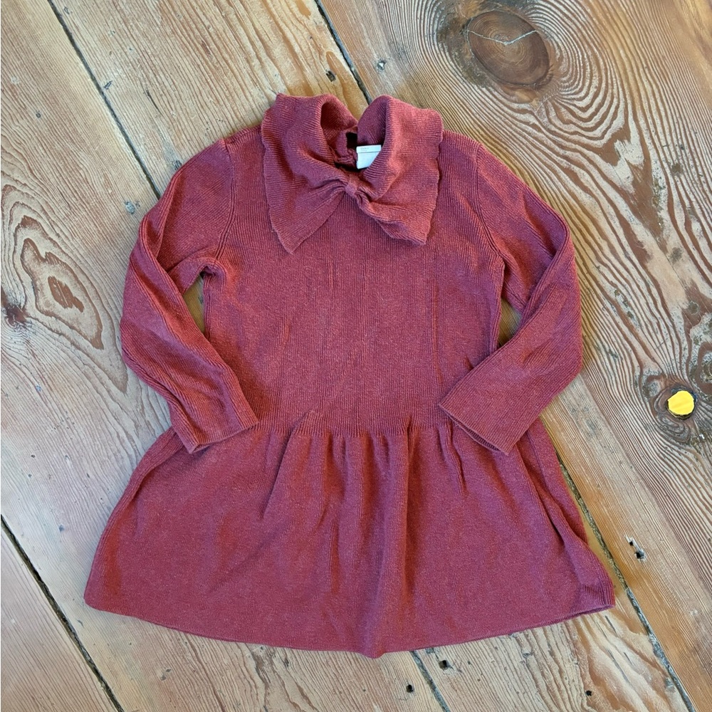 H&M Premium Bow Collar Knit Dress